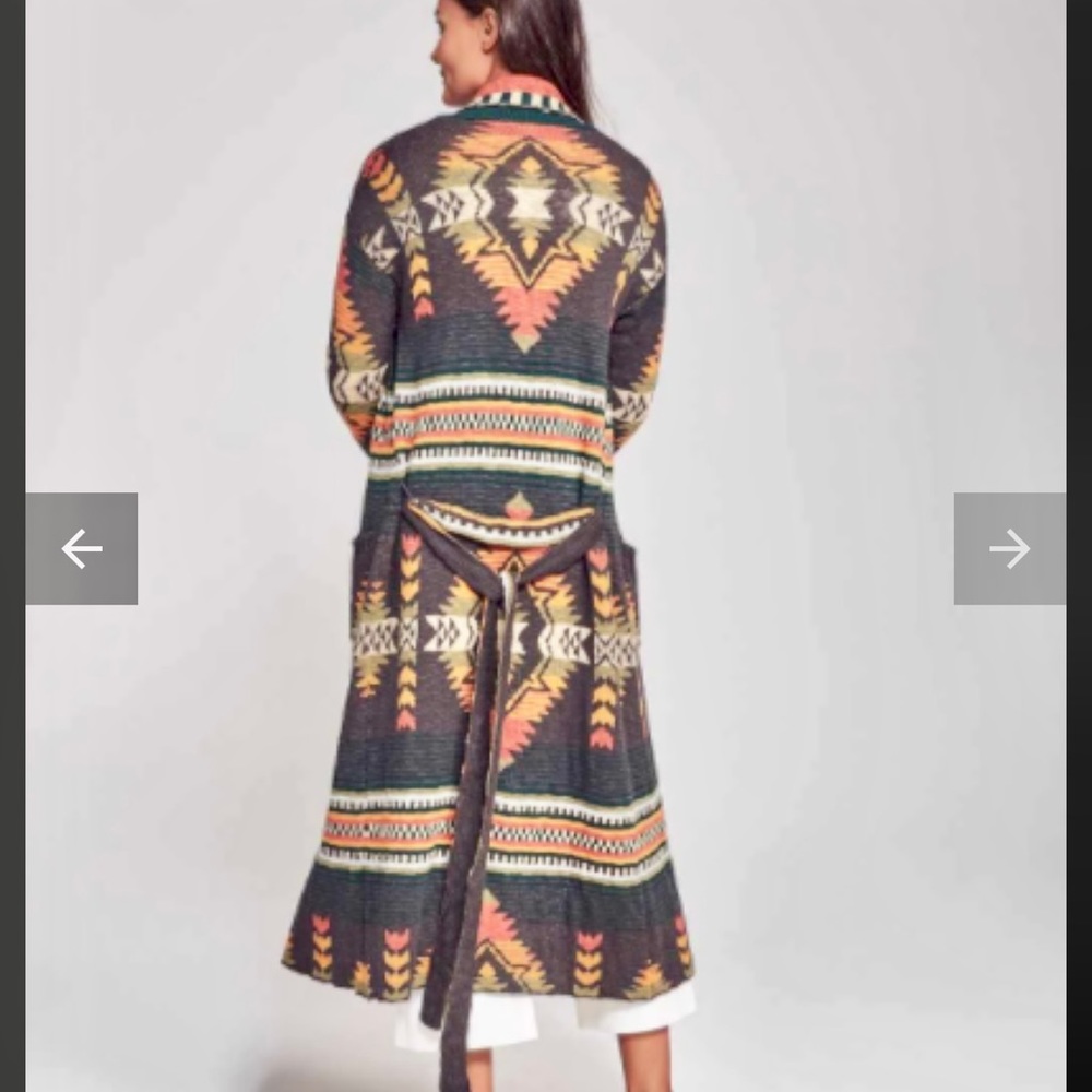 ISO Faherty Paloma Duster Cardigan Valley Multi